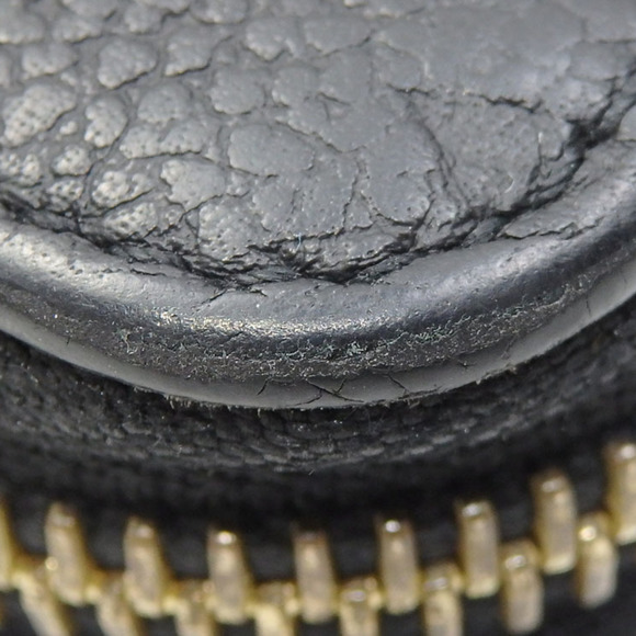 LOUIS VUITTON Round Long Wallet Monogram Implant Zippy Women's M61864 Noir Black - Picture 5 of 9